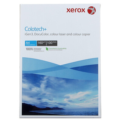 

Xerox (Xerox) Colotech + цветная лазерная бумага 200г А4 100 листов / пакет