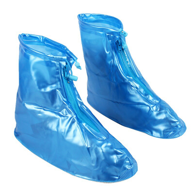 

Jiesheng rain boots rain boots men&women general waterproof anti-skid rain boots thick flat blue 42-43