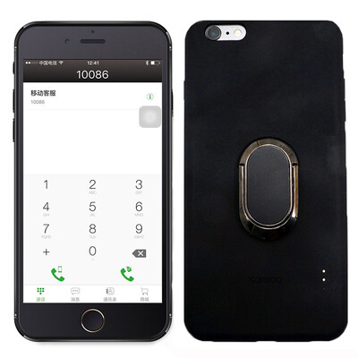 

Kaleido Kaleido Gemini Mobile Shell Apple Card Dual Card Dual Standby Artifact Ring Version Applicable to iphone6s Black