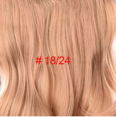 

Long Wavy Clip in Synthetic Hair Extensions 24 inch 190G/PC 4 Clips Heat Resistant Fiber 17 Colors For Women