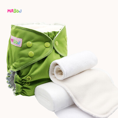 

Maboj Reusable Nappy Diaper Pocket Cloth Diapers one Size Fits All Diaper Liners Flushable&Microfiber Inserts