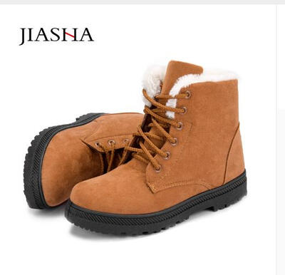 

Fashion warm snow boots 2017 heels winter boots new arrival women ankle boots women shoes