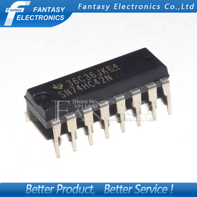 

5PCS SN74HC42N DIP16 SN74HC42 DIP 74HC42N 74HC42 new and original IC free shipping