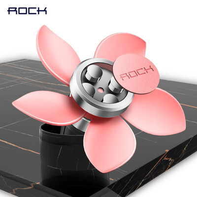 

ROCK Magnetic Car Phone Holder Rotary Magnet Air Vent Car Mount Holder Pink