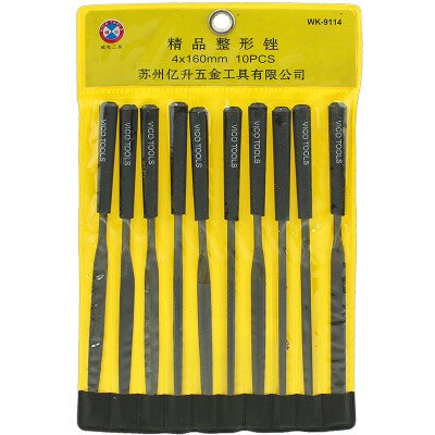 

Wick Wico WK9113 Assorted plastic file round flat square triangle double semi-circle oval woodworking 3140mm