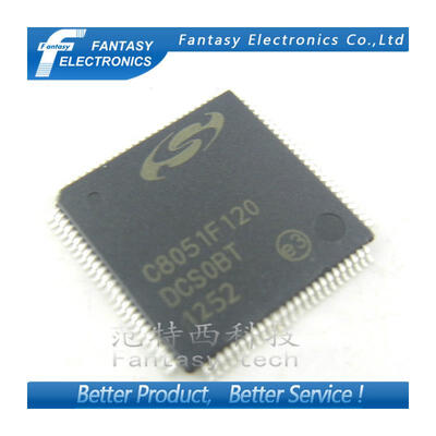 

5PCS C8051F120-GQR QFP SILICON MCU C8051F120 TQFP100 new&original IC free shipping