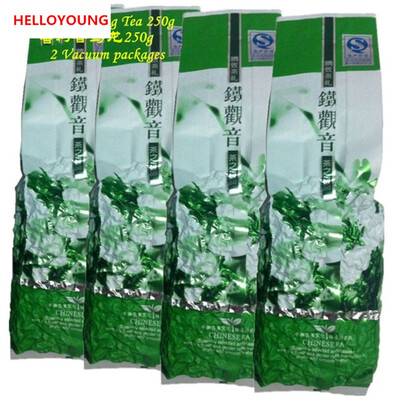 

Free Free Shipping!! 2 Vacuum packages Premium Fragrant Type Traditional Chinese Milk Oolong Tea TieGuanYin Green Tea Milk Tea 250
