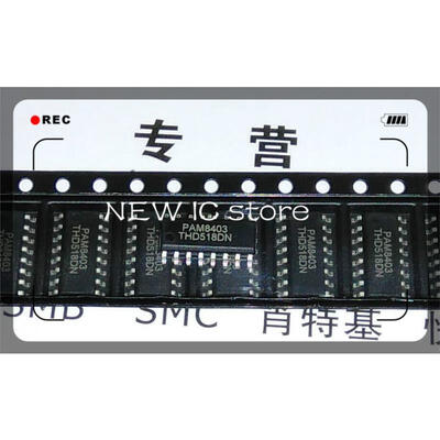 

Free shipping 100pcs/lot PAM8403 PAM8403DR AMP AUDIO 3W CLASS D SOP-16 IC Best quality