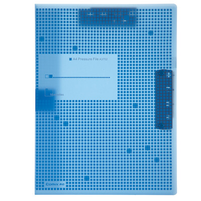 

Coix Student Paper Clip A3A4 Dual-use Folder A3702 Crystal Blue Marseille Double Power Clip
