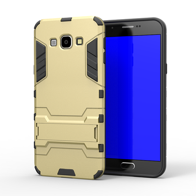 

GiGiboom Shockproof Ultra-thin Armor Plastic TPU Back Case Cover with Stand Holder Phone Case for Samsung Galaxy A8