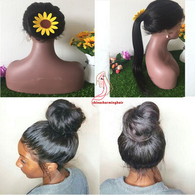 

Brazilian 360 Full Lace Human Hair Wigs For Black Women 150 Density Brazilian Straight Human Hair 360 Lace Front Wigs With Baby Ha