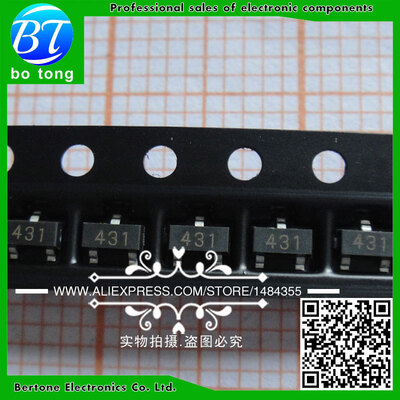 

Free shipping 500PCS/lot SMD TL431A TL431 431 SOT-23 SMD Transistor