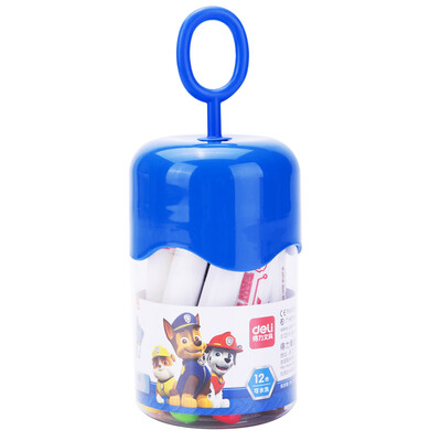 

Deli deli Wang Wang team outstanding work series 12 colors washable student watercolor pen childrens painting pen blue 70688