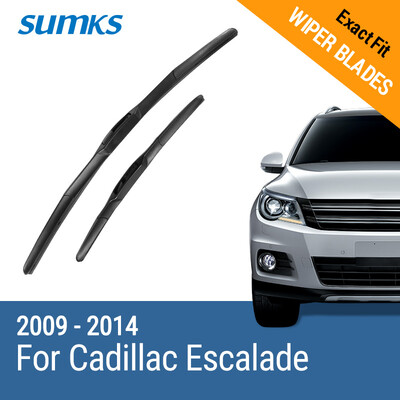 

SUMKS Wiper Blades for Cadillac Escalade 22"&22" Fit Pinch Tab Hook Arms 2007 2008 2009 2010 2011 2012 2013 2014