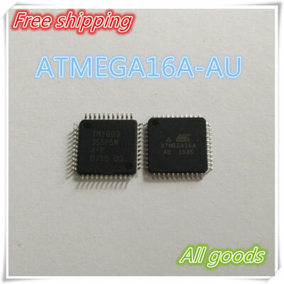 

free Shipping 5PCS ATMEGA16 ATMEGA16A ATMEGA16A-AU TQFP-44 AT Brand MCU 8BIT 16KB FLASH 100 High Quality Chinese Wholesale