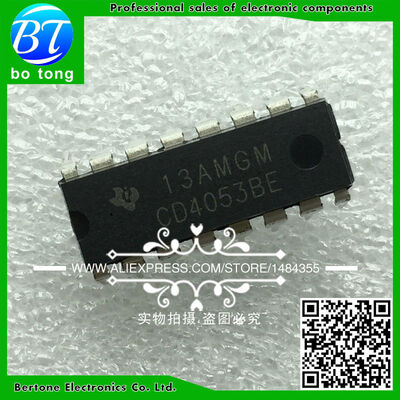 

200PCS CD4053BE DIP16 CD4053 DIP new&original IC free shipping