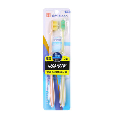 

Cleanable&neat soft toothbrush super soft hair double stick