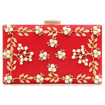 

Milisente 2018 Women Evening Bags Fashion Beaded Clutch Bag Female Wedding Clutches Purses High Quality