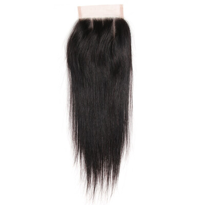 

Sparkle Diva Brazilian Straight Lace Closure 4x4 Remy 100% Human Hair With Baby Hair Free Part Top Closures 1 Bundle