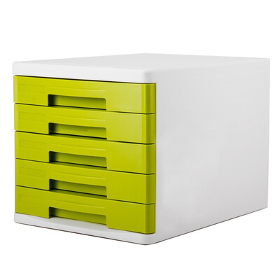 

Effective (deli) 9761 fashion color office four file cabinet / information storage cabinet blue