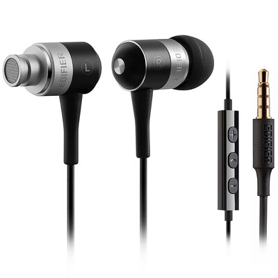 

Edifier EDIFIER H285i Apple headset in-ear style earphone with wire can call black hot silver