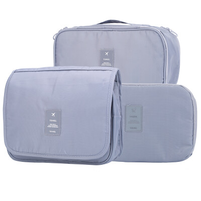 

Youjia home portable cosmetic bag storage bag large large capacity waterproof multi-function travel travel travel storage bag wash bag 3 piece set U-5124-H