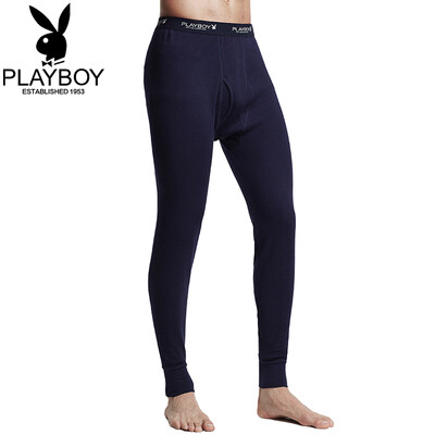 

Playboy PLAYBOY Men&39s Men&39s Briefs Men&39s Singles Pants Cotton Warm Single Pants Bottom Cotton Hair Qiu Yi Qiu Pants Navy Blue L