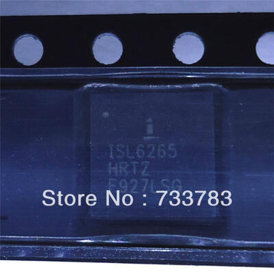 

5pcslot INTERSIL ISL6265HRTZ ISL6265 QFN Multi-Output Controller with Integrated MOSFET Drivers for AMD SVI Capable Mobile CPUs