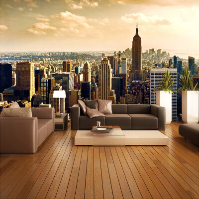 

Classic City Building Sunset 3D Landscape Mural Wallpaper Office Living Room Sofa Backdrop Wall Decor Non-Woven Papel De Parede