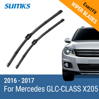 

SUMKS Wiper Blades for Mercedes GLC-CLASS X205 24"&19" 2016 2017 only suitable to left hand drive country