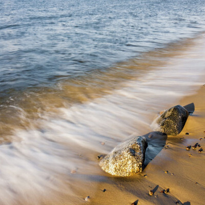 

Бесплатная доставка Beach stone sea waves 3d ванная пол утолщена водонепроницаемая спальня гостиная пол обои250cmx200cm