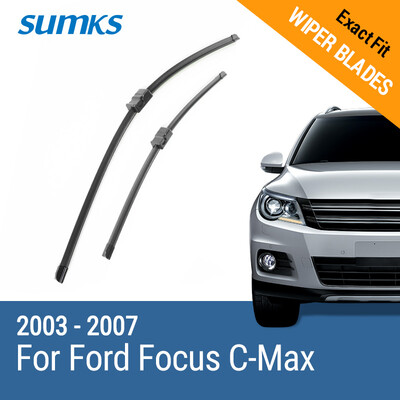 

SUMKS Wiper Blades for Ford Focus C-Max 26"&19" Fit Side Pin Arms 2003 2004 2005 2006 2007