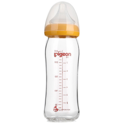 

Pigeon wide-bore glass bottle 240ml yellow AA92