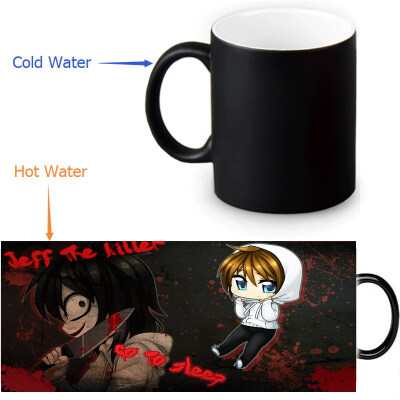 

Jeff The Killer Morphing Mug Color Change Tea Cup Magic Milk Coffee Mug