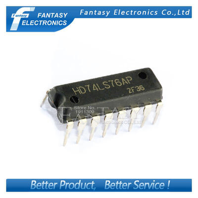 

20PCS HD74LS76AP DIP16 HD74LS76 DIP SN74LS76AN 74LS76 new and original IC free shipping
