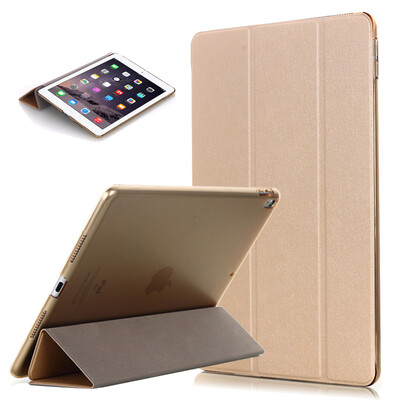 

TaiMoon iPad Pro 10.5 Inch Smart Cover 2017, Ultra Slim Lightweight Stand Shell with Stand Frosted Clear Back Case Gold