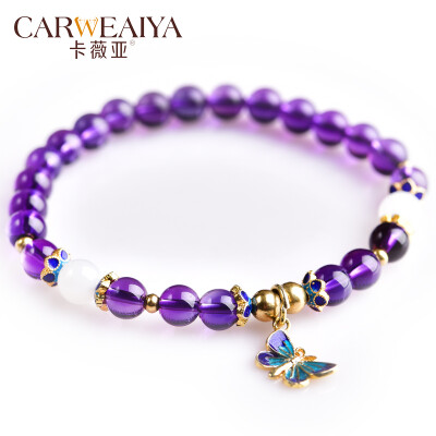 

Браслет Carweaiya amethyst с эмалевым или бабочным дизайном дизайн браслет в китайском стиле