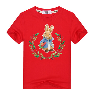 

Princess Girl T shirt Flower Cool Rabbit Print Shirts 2018 Summer Brand New Хлопок Одежда для Девочки Возраст 3 6 9 Year Gift