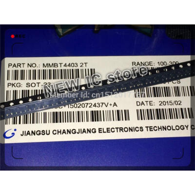 

MMBT2222 MMBT2907 MMBT3904 MMBT3906 MMBT4401 MMBT4403 MMBT5551 SOT-23 Each 100pcs