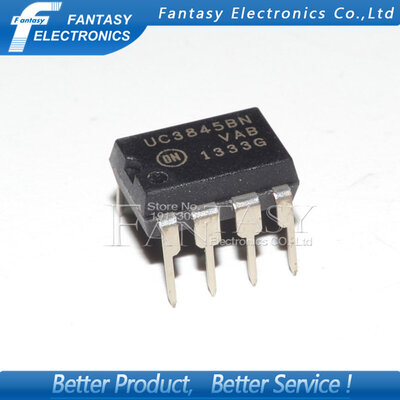 

50PCS UC3845B DIP8 UC3845BN UC3845 DIP new and original IC free shipping