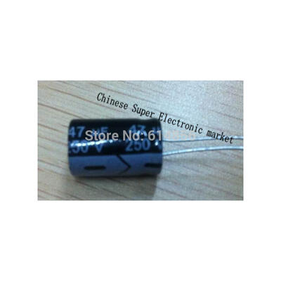 

10PCS 250V 47UF 13*25 DIP aluminum Electrolytic capacitor