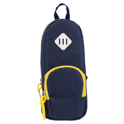 

Deli deli high-capacity pencil case Creative pencil bag pencil pocket suction iron stand-up red 66759