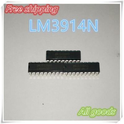 

Free shipping 10pcs LM3914N-1 DIP18 LM3914N LM3914 Dot/Bar Display Driver