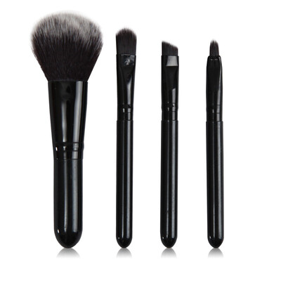 

The charm of the charm of MINI four sets of brush 3660 portable portable yellow pointed hair makeup brush suit blush brush powder powder brush powder brush brush