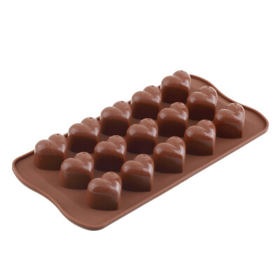 

15 Silicone Ice Cube Chocolate Cake Jelly Tray Pan Heart Maker Mold Mould