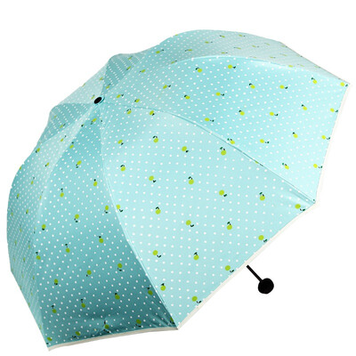 

Jingdong supermarket] umbrella umbrella black anti-ultraviolet umbrella sun umbrella cute wave point lady sun umbrella sun umbrella 3312E sweet sweet honey honey yellow
