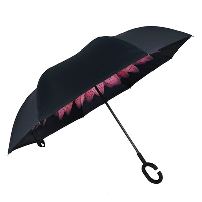 

Cmon Double-layer Umbrella Men long handle C-type umbrella B015