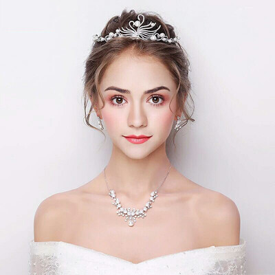 

Bridal Hair Accessories Crowns And Tiaras Of Wedding Headdress Swan Crown