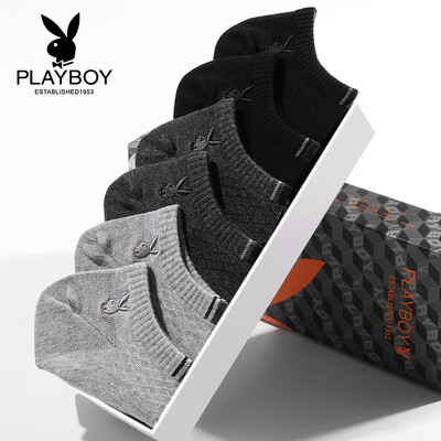 

Playboy носки мужские хлопчатобумажные носки мужские низкие спортивные состязания спортивные невидимые носки мелкие короткие трусики хлопчатобумажные носки 6 дв
