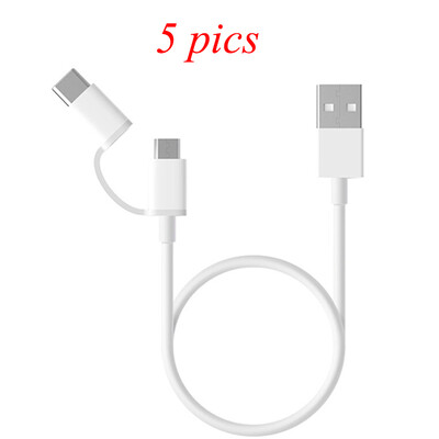 

Оригинальный Xiaomi 2 в 1 Micro Тип USB-C кабель синхронизации быстрого Зарядное устройство данных Тип c зарядный кабель для m6